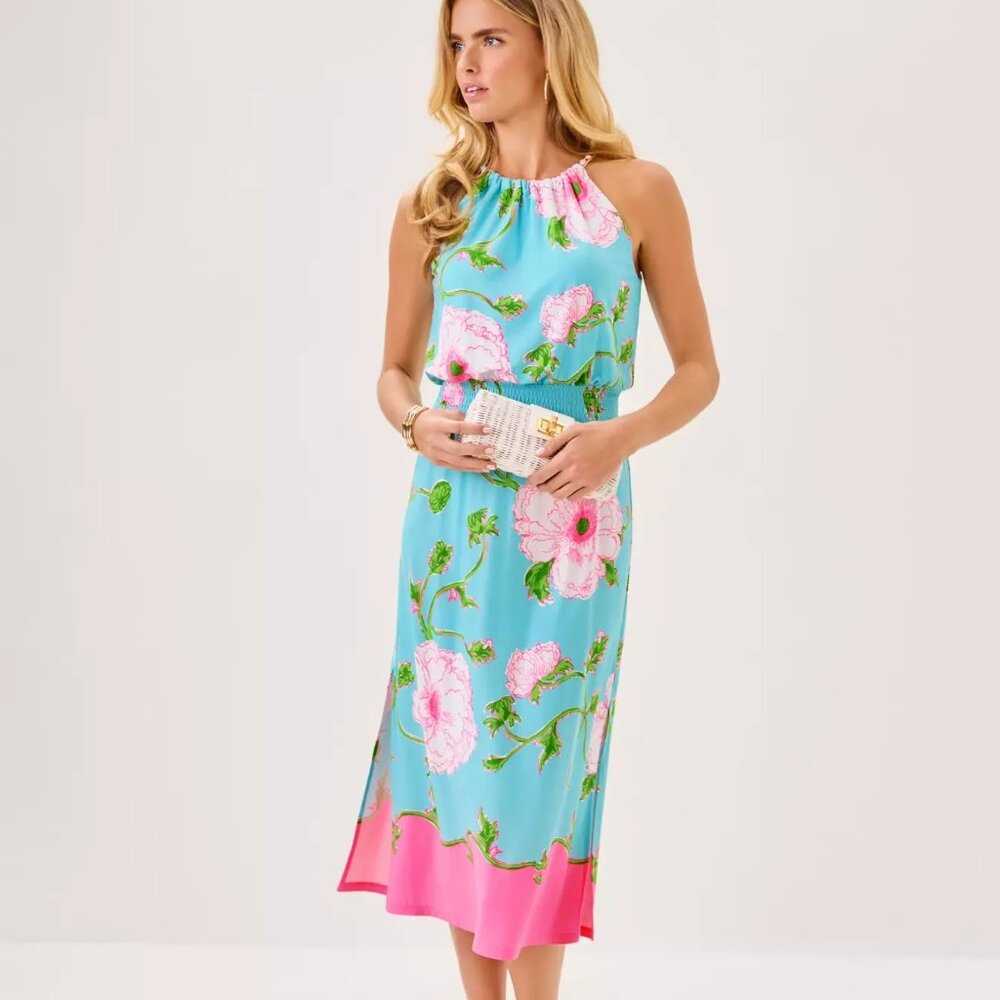 Lilly Pulitzer Gracelyn Halter Midi Dress